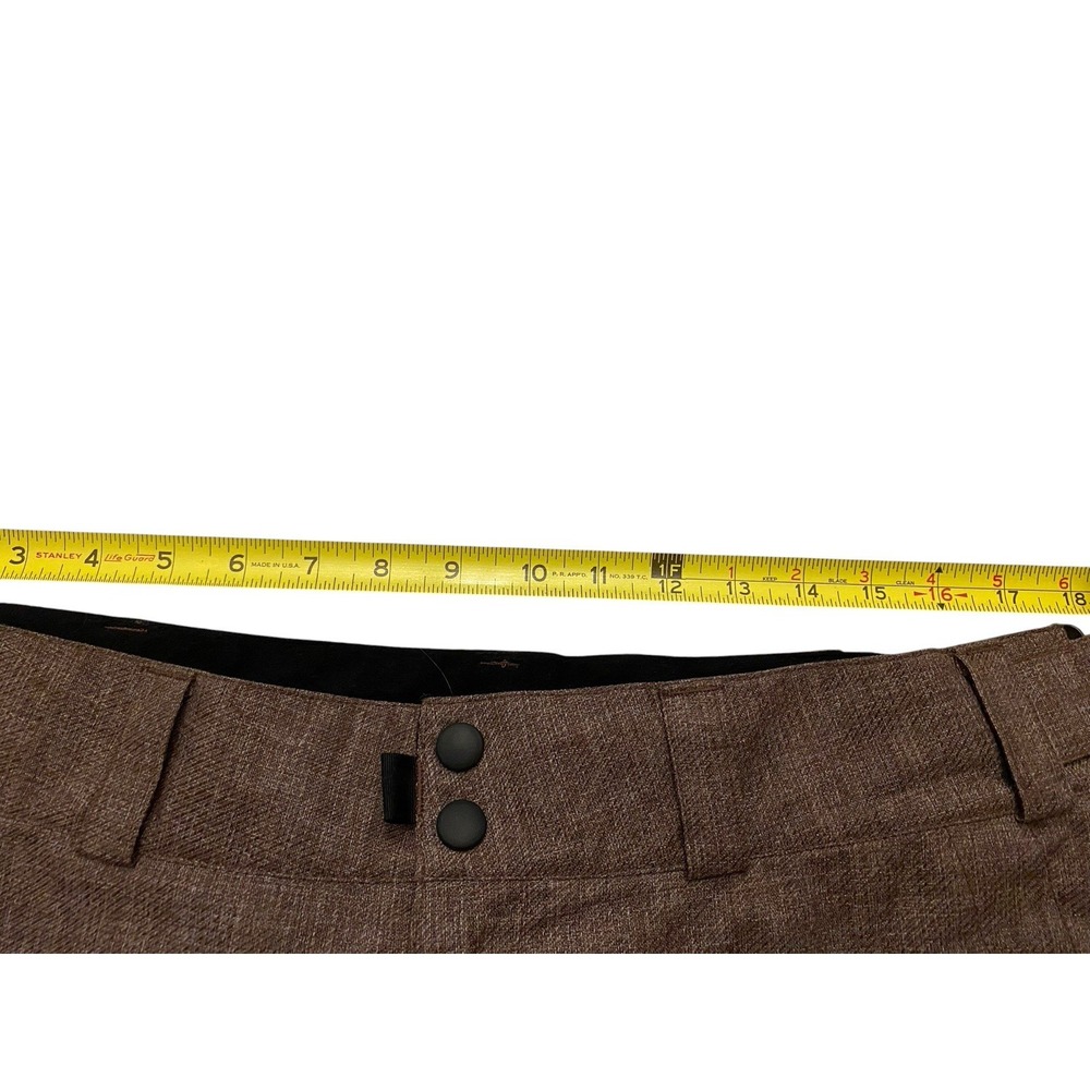 Obermeyer Revert Snowboard Pants Mens M Brown Melange Cargo Ski Insulated Vent - Picture 10 of 13